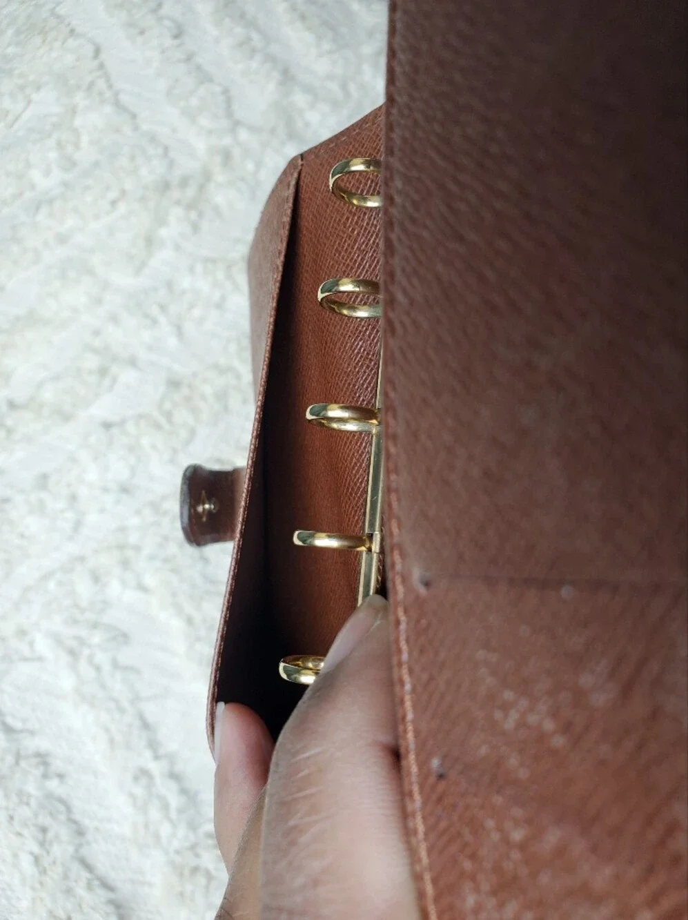 Louis Vuitton Brown Monogram Canvas Agenda Cover - Picture 5 of 16